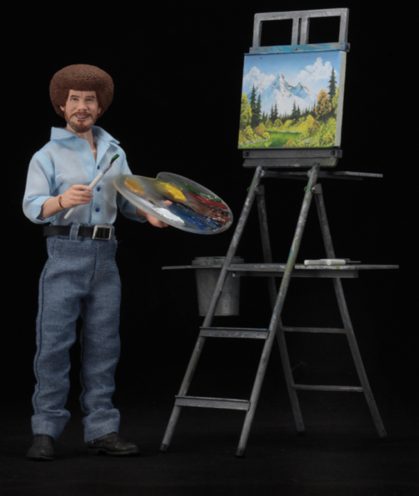 Neca The Joy of Painting Bob Ross Figure
