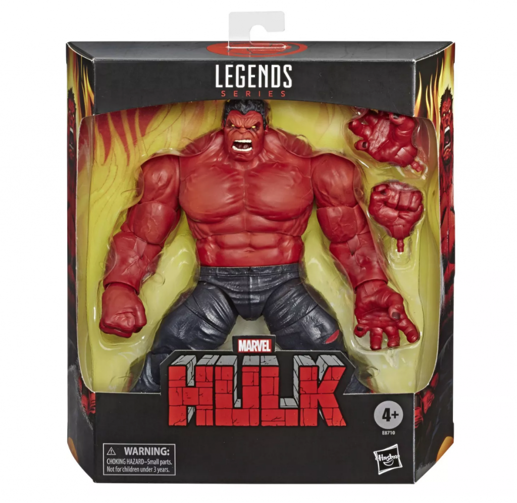 The New Target Exclusive Marvel Legends Red Hulk Deluxe Action Figure from Hasbro