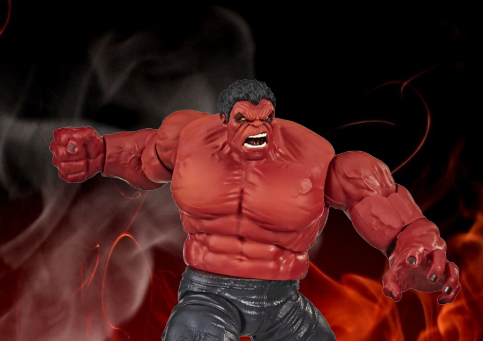 The New Target Exclusive Marvel Legends Red Hulk Deluxe Action Figure From Hasbro A Must Have