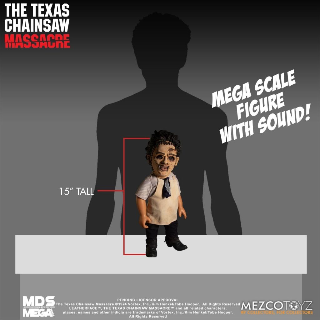 The Texas Chain Saw Massacre Mezco Designer Series Mega Scale Leatherface BY MEZCO TOYZ