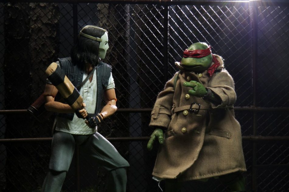 images for the upcoming 7" Scale Action Figures of Casey Jones and Disguised Raphael!