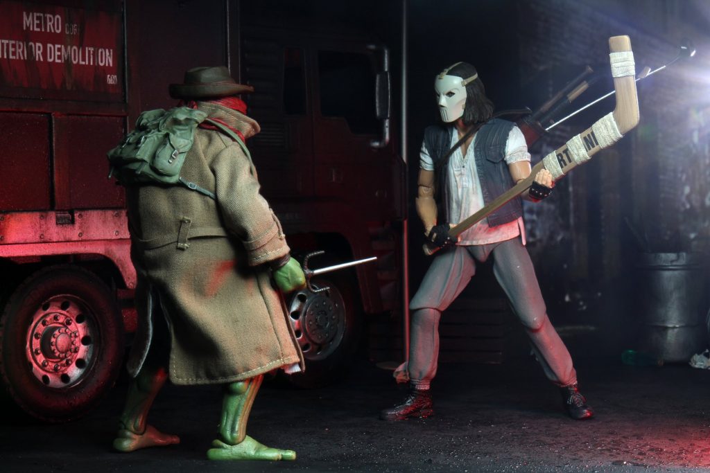 images for the upcoming 7" Scale Action Figures of Casey Jones and Disguised Raphael!