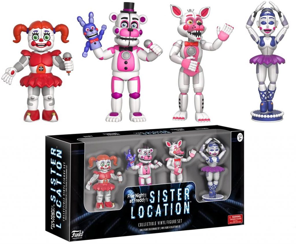 Funko Five Nights at Freddy's Sister Location 4 Action Figure Pack (Set 1)