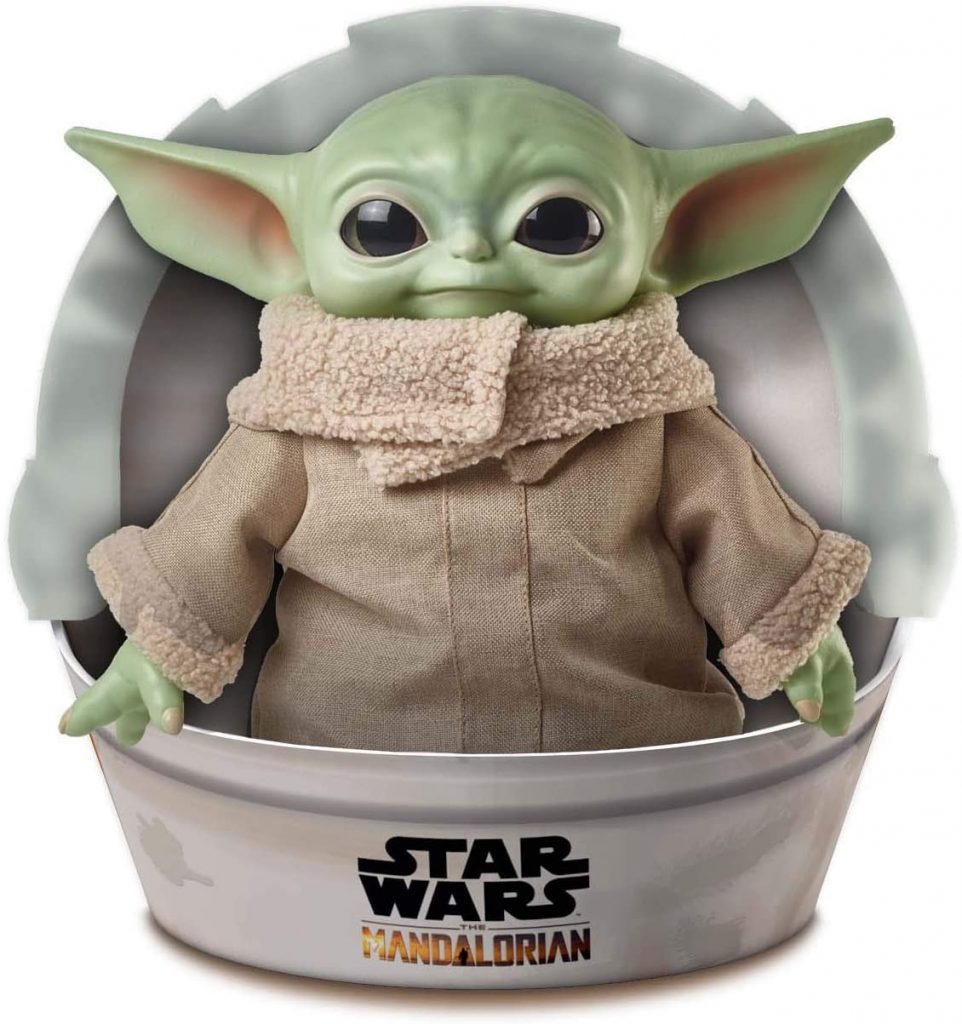 Mattel Star Wars: The Mandalorian The Child Plush Toy, 11-inch Yoda Figure