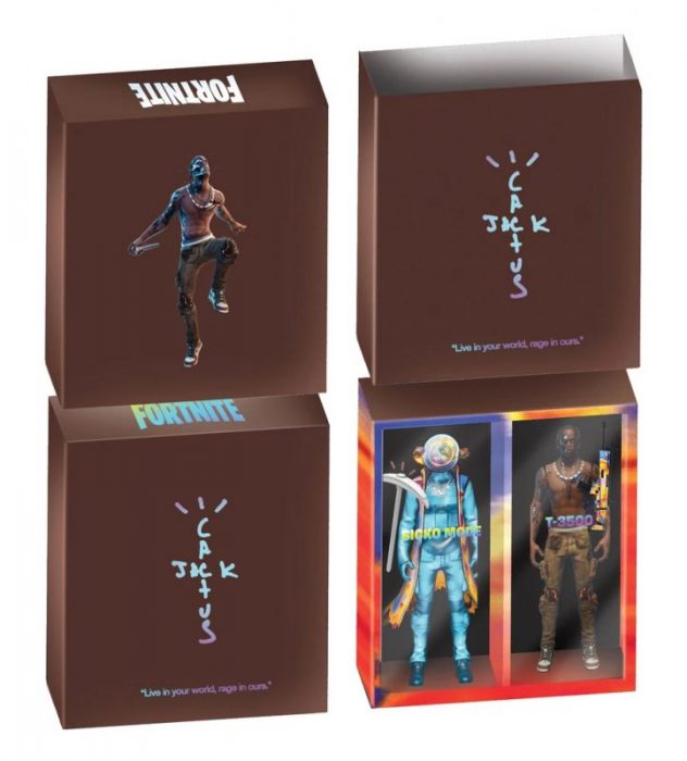 The Fortnite Cactus Jack Travis Scott Action Figure Set By Jazwares Action Figure Ninja