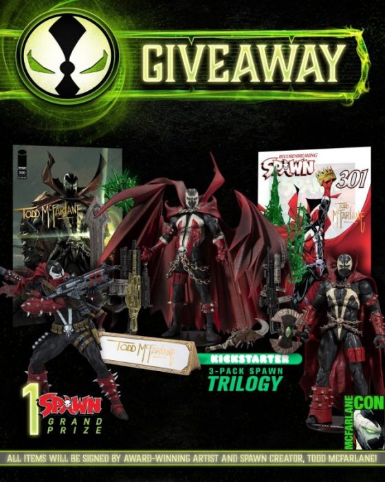 mcfarlane toys spawn giveaway contest