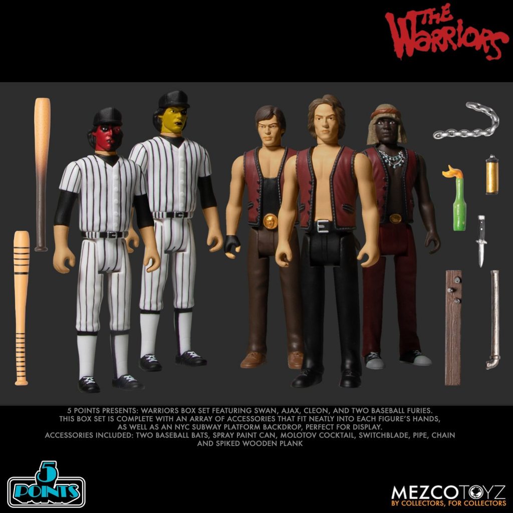 The Warriors Action Figures Set by Mezco Toyz