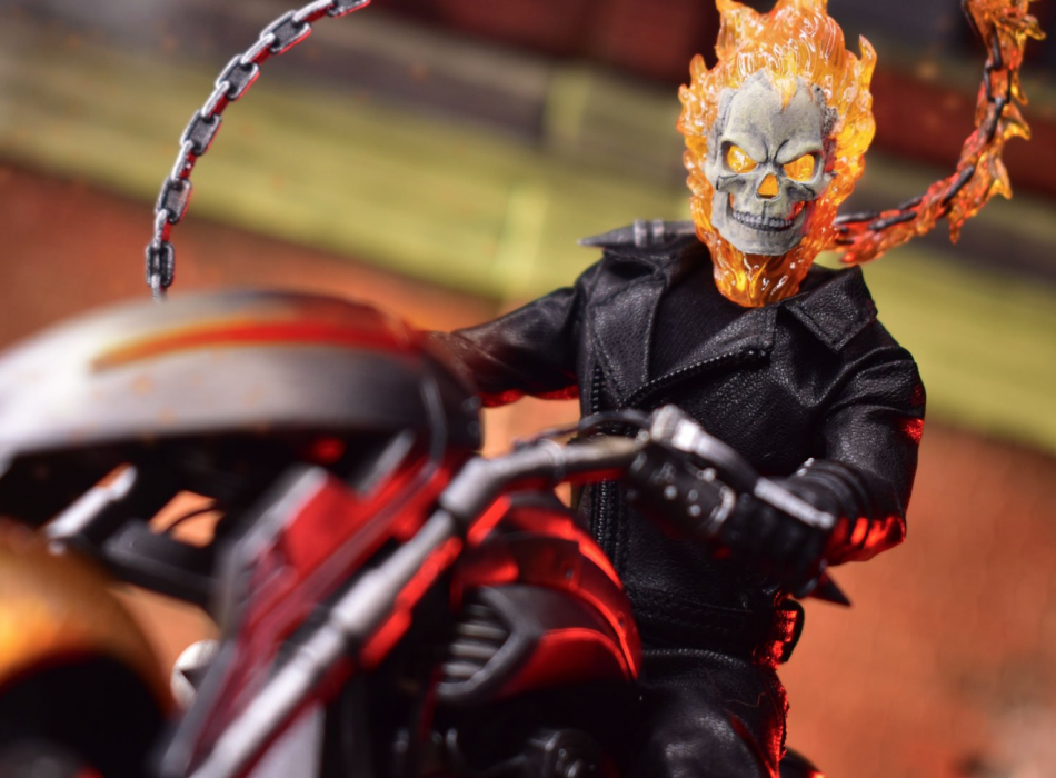 The Ghost Rider and Hell Cycle join the One:12 Collective by Mezco Toyz