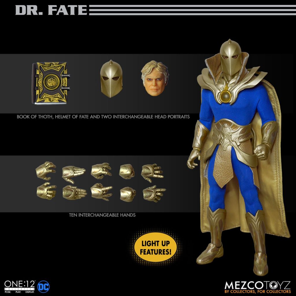 The Dr. Fate Action Figure Joins the Mezco One:12 Collection