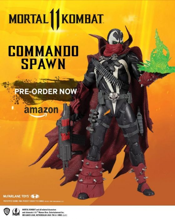 Mortal Kombat Commando Spawn (Dark Ages Skin) by McFarlane Toys