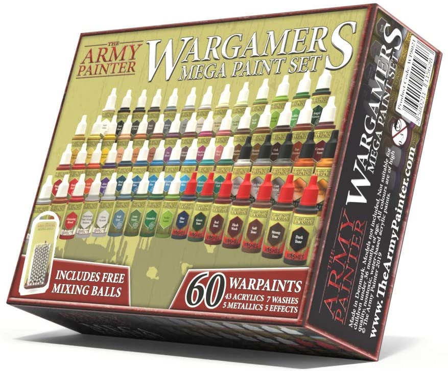 10 красок. Набор красок для миниатюр. Army Painter Mega Paint. Paint Set Army Paint. Краски Army Painter на миниатюрах.