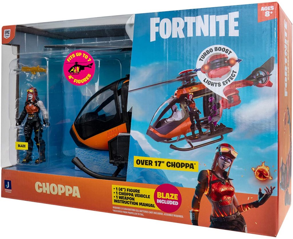 Fortnite Choppa Vehicle and Blaze by Jazwares