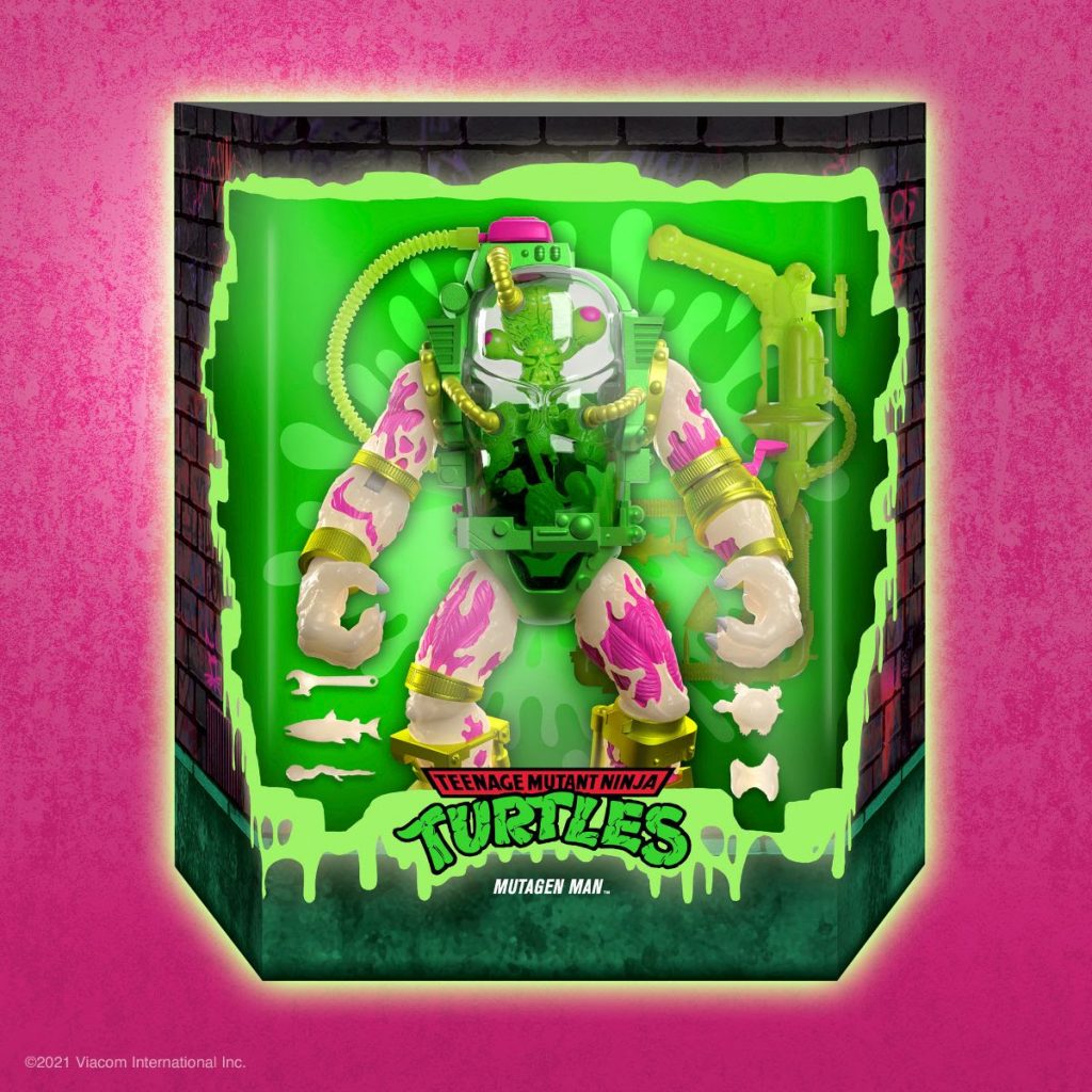 Super7 Glow-In-The-Dark Mutagen Man Figure 