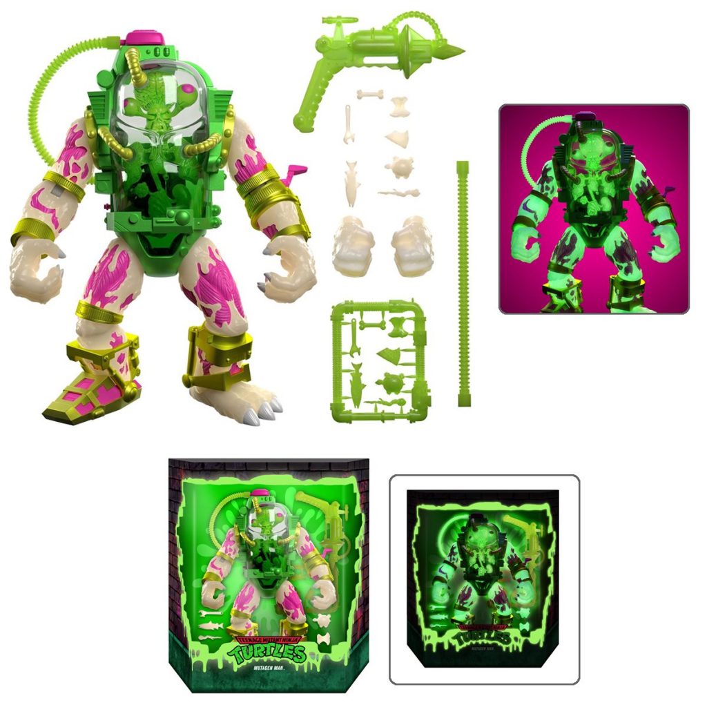 Super7 Glow-In-The-Dark Mutagen Man Figure 