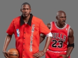 NBA Real Masterpiece Michael Jordan (Away) 1/6 Scale Final Limited Edition Figure Ft. 14 Pairs of Jordan Sneakers!