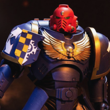 McFarlane Toys Warhammer 40,000 Action Figure -Ultramarines Primaris Assault Intercessor & Necron Warrior