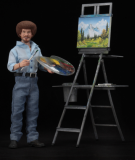 NECA Releases 8″ The Joy of Painting Bob Ross Action Figure