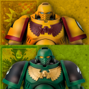 Warhammer 40k Salamanders and Imperial Fists Action figures from Bandai Available Now!
