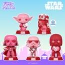 Star Wars Valentines POP! Vinyls by Funko Ft. Yoda, Chewbacca, Darth Vader, and Stormtrooper